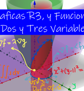 1 Corte, Calculo 3, Graficas R3, funciones de dos y tres variables.